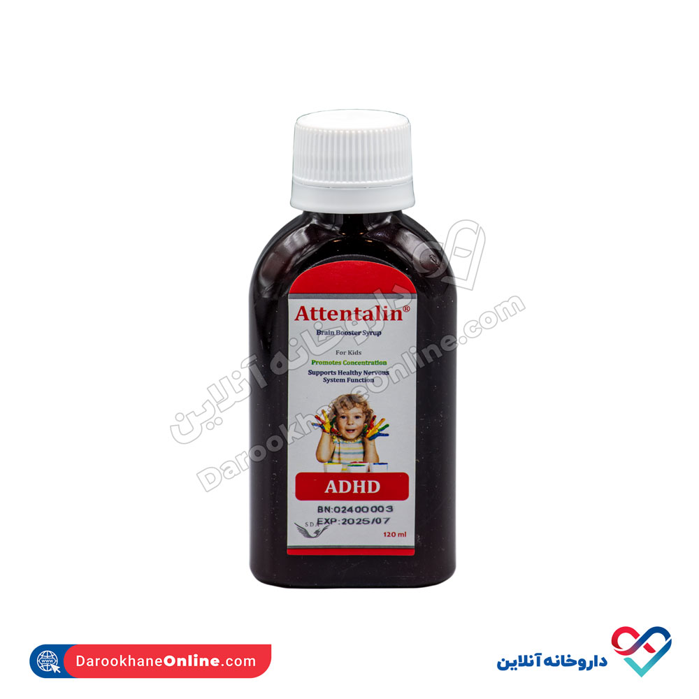تصویر شربت اتنتالین سیمرغ دارو عطار (با طعم لیمو) 120 میل